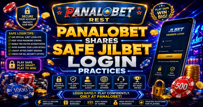 Panalobet Shares Safe JLBet Login Practices